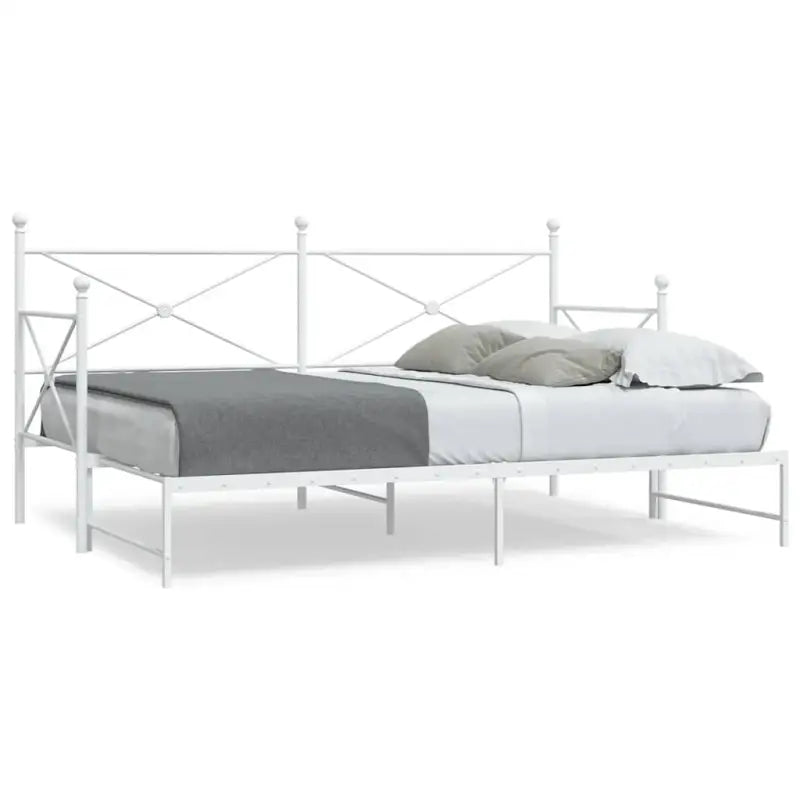 2-in-1 Slaapbank met onderschuifbed voor optimale afmetingen bed - Wit / 90 x 190 cm / met onderschuifbed - Bedden &