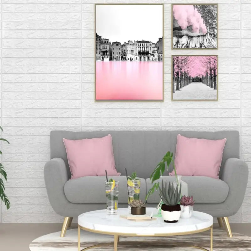 3D bakstenen muurbehang voor een stijlvolle en opvallende inrichting - Wit / 10 - Behang