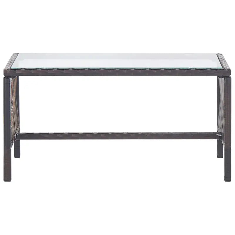 4-delige loungeset met gepoedercoat stalen frame voor buiten gebruik - Tuinsets