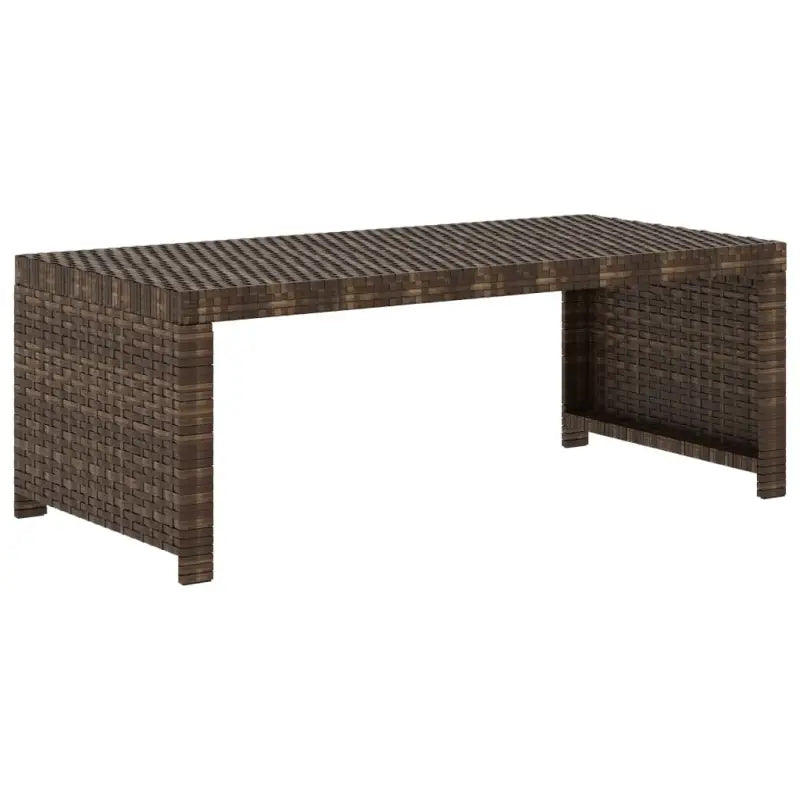 5-delige poly rattan loungeset met stalen frame inclusief levering - Bruin - Tuinsets
