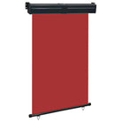 Aluminium rol parasol met UV- en scheurbestendig polyester scherm - Rood / 125 x 250 cm / 1 - Parasols en zonneschermen