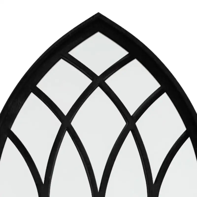 Antieke Buiten Spiegel van Roestig Ijzer - Spiegels