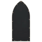 Antieke buitenspiegel van ijzer met roestlook - Spiegels