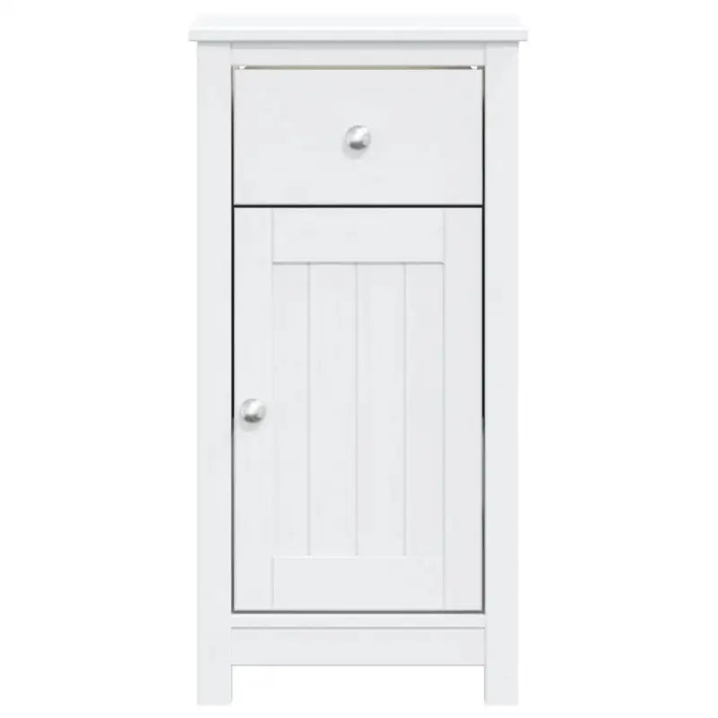 Badkamermeubelset met massief grenenhout en metalen rails - Badkamermeubelsets