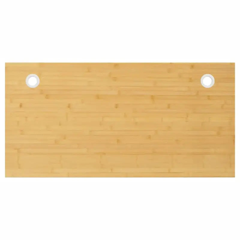 Bamboe bureaublad met gebogen rand en gelakte afwerking - 80 x 40 x 2.5 cm / Recht - Onderdelen en accessoires