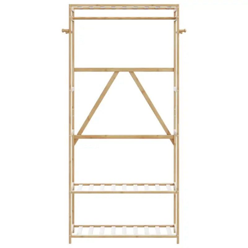 Bamboe kledingrek voor een natuurlijke en praktische ruimteorganisatie - Kledingrekken & kastinrichting