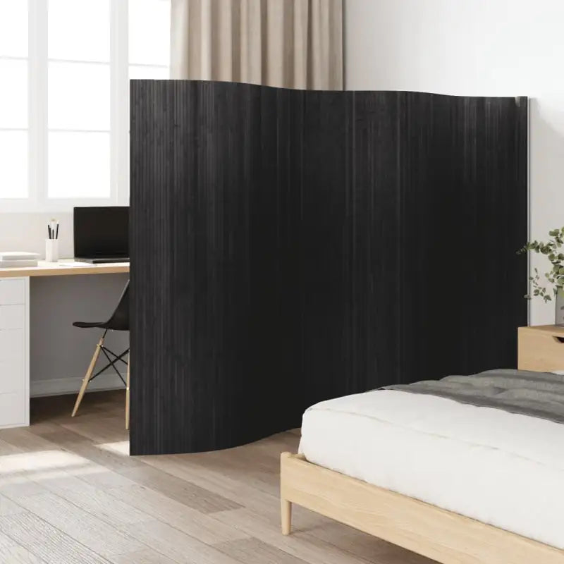 Bamboe scheidingswand voor privacy en natuurlijke stijl - Grijs / 400 x 165 cm - Kamerschermen
