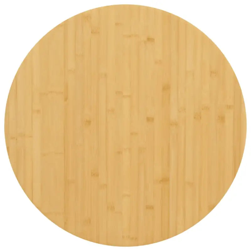 Bamboe tafelblad met gelakte afwerking voor thuis en horeca - Ø 60 x 4 cm / 1 - Tafelbladen