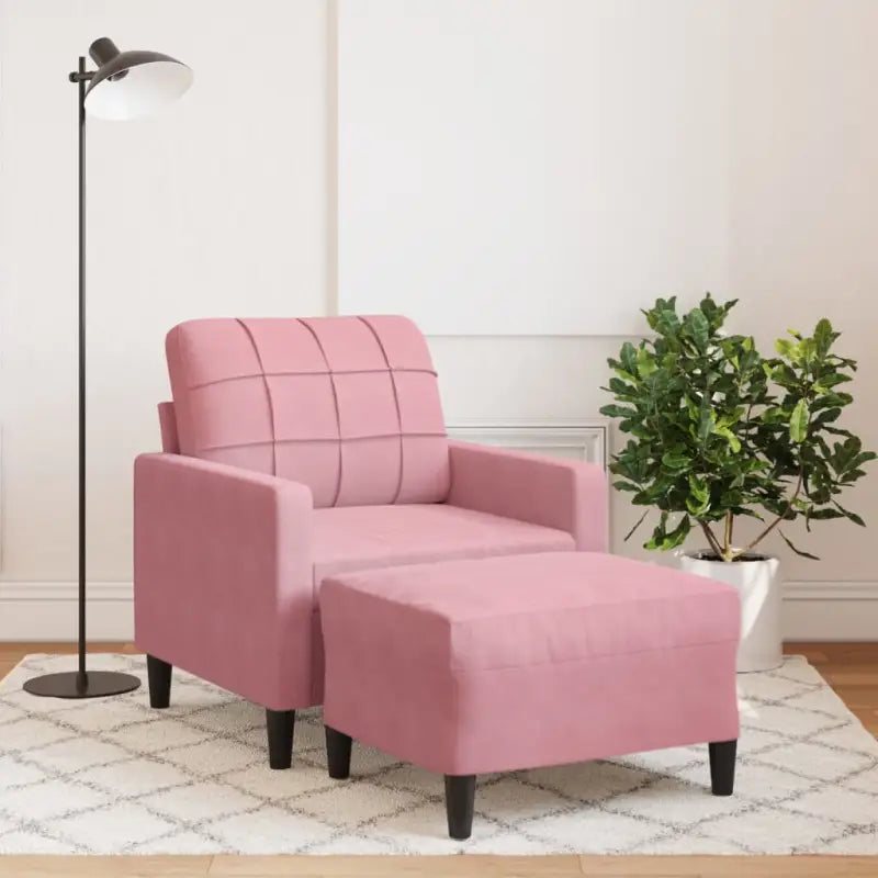 Banken fauteuil met comfortabele materiaal vulling voor gezelligheid - Roze - Banken