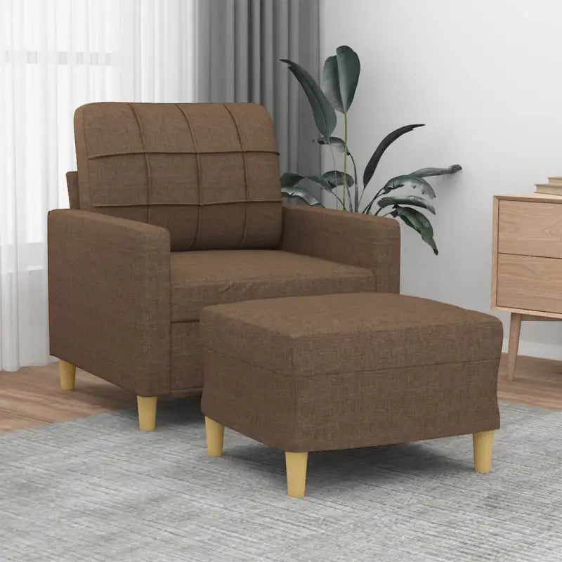 Banken fauteuil voor comfort en stijl in huis - Bruin - Banken