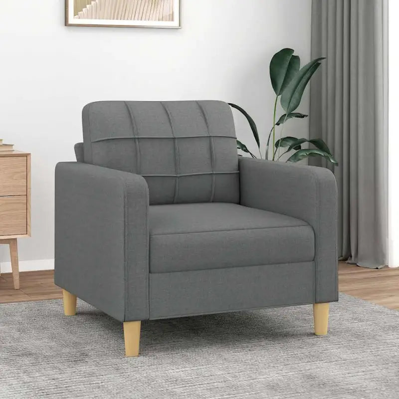 Banken fauteuil voor ontspannen en gezellige momenten - Donkergrijs / 60 cm - Banken