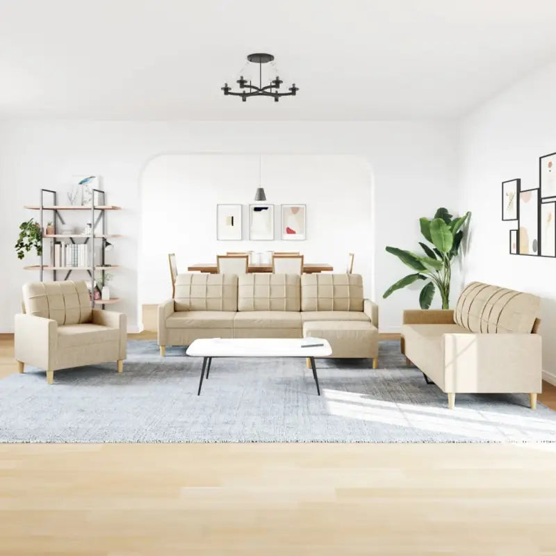 Banken loungeset met opvallende uitstraling en perfecte totale afmetingen - Banken