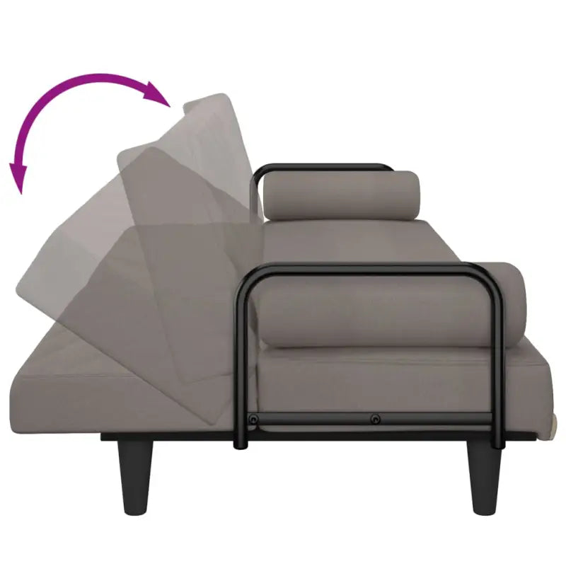 Banken slaapbank met comfortabele zithoek en optimale totale afmetingen - Banken