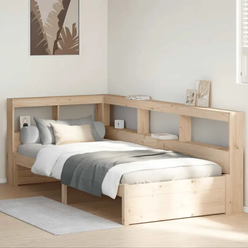 Bedden en bedframes met massief grenenhout en optimale totale afmetingen - Bedden & bedframes