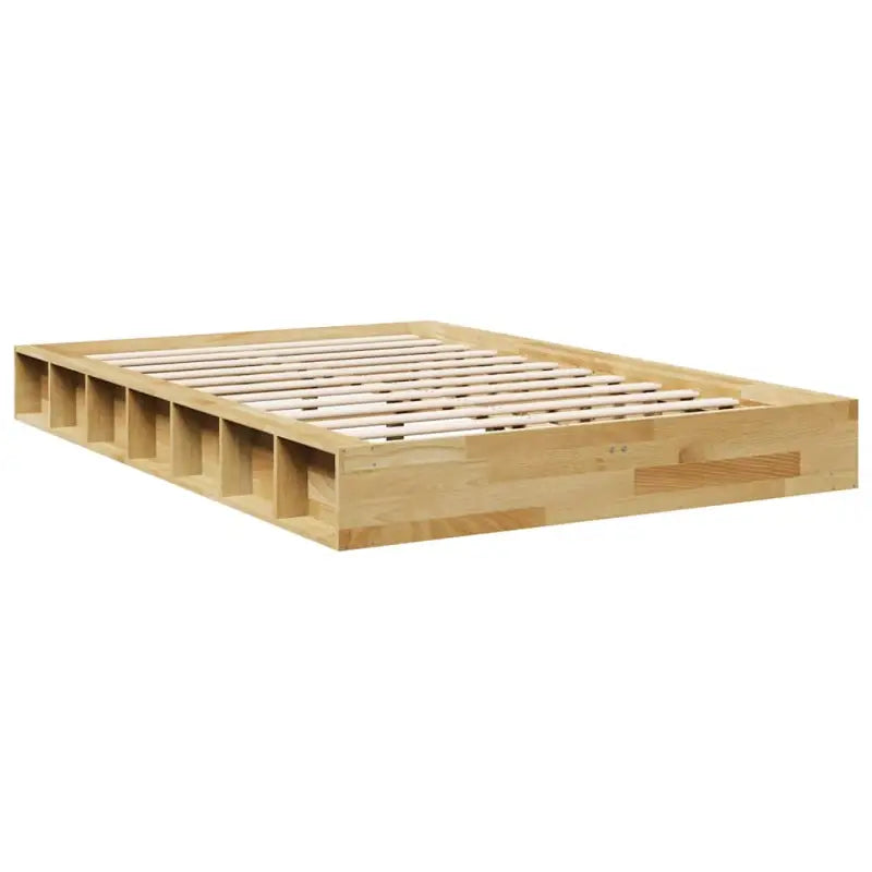 Bedframe in massief eikenhout voor een sterke en duurzame slaapkamer - Bedden & bedframes