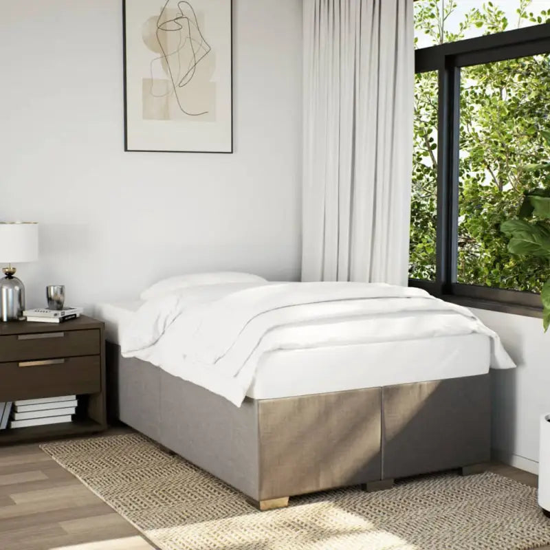 Bedframe met ademend vermogen voor een comfortabele nachtrust - Taupe / 120 x 200 cm - Bedden & bedframes