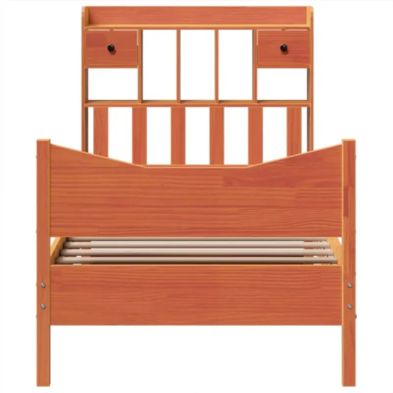 Bedframe van massief grenenhout met extra opbergruimte - Bedden & bedframes