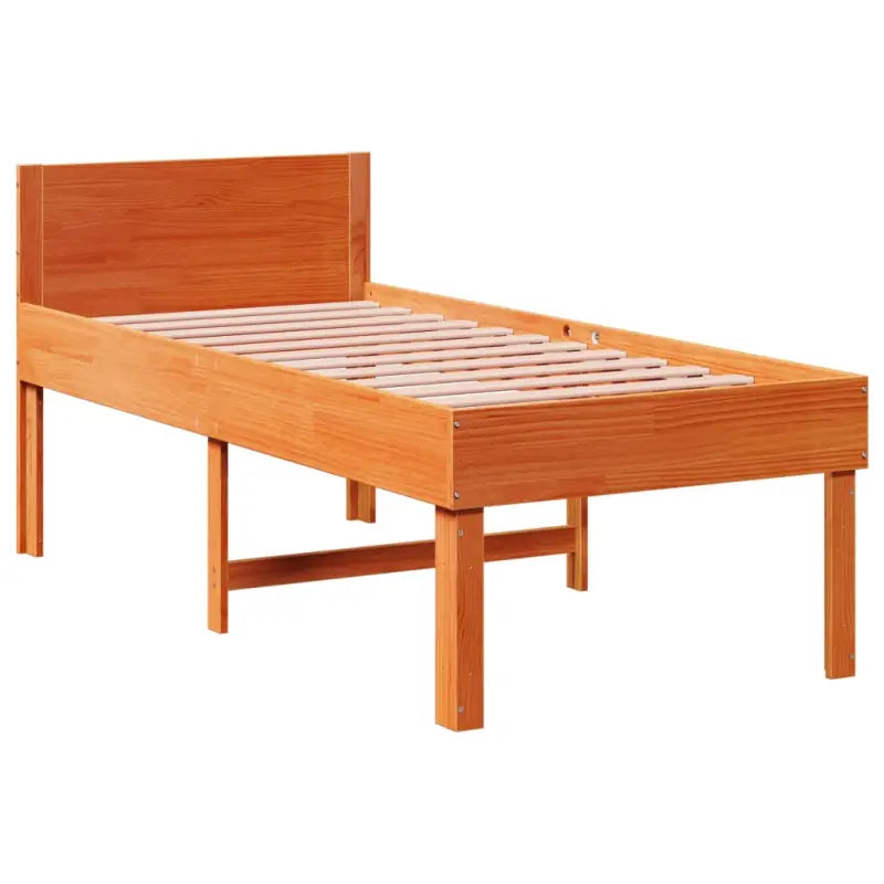Bedframe van massief grenenhout met extra opbergruimte - Bedden & bedframes