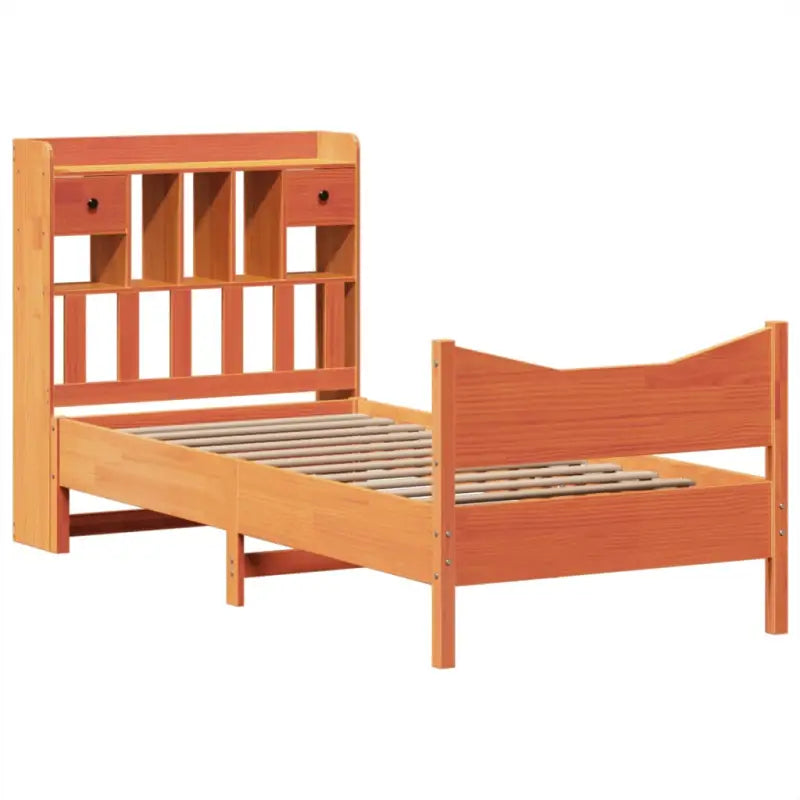 Bedframe van massief grenenhout met extra opbergruimte - Bedden & bedframes