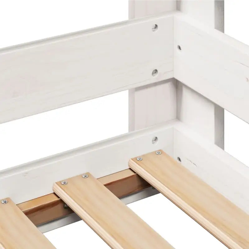 Bedframe van massief grenenhout met extra opbergruimte - Bedden & bedframes