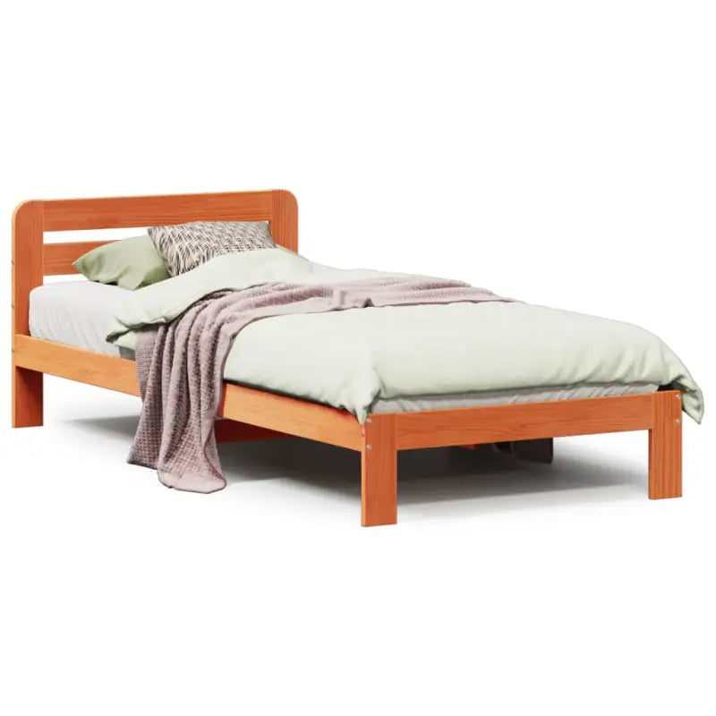 Bedframe van massief grenenhout met extra opbergruimte voor elke slaapkamer - Bedden & bedframes