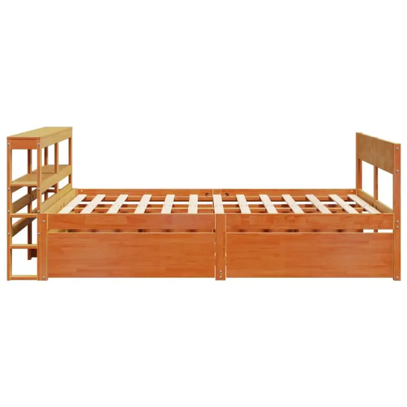 Bedframe van massief grenenhout met opbergruimte voor elke slaapkamer - Bedden & bedframes
