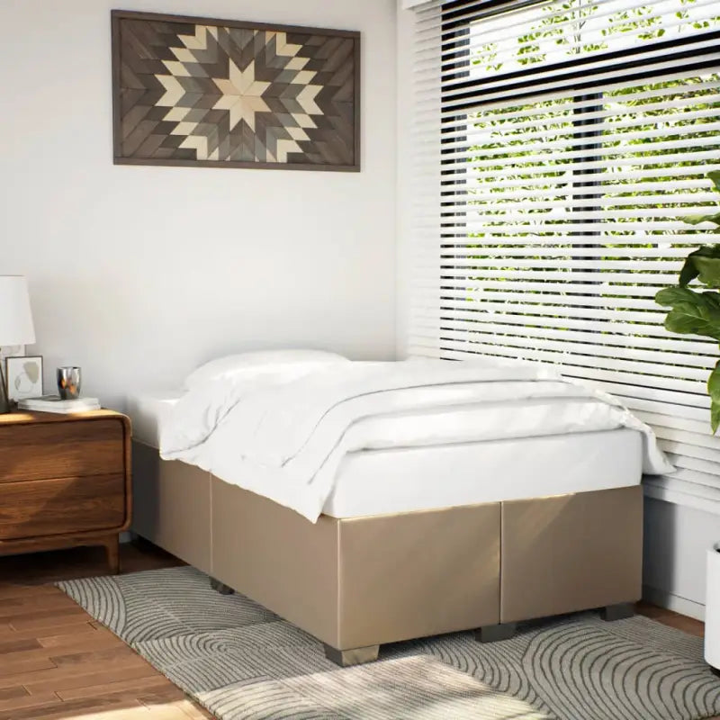 Bedframe van massief Grenenhout voor een duurzame en stijlvolle slaapkamer - Cappuccino / 120 x 190 cm - Bedden &