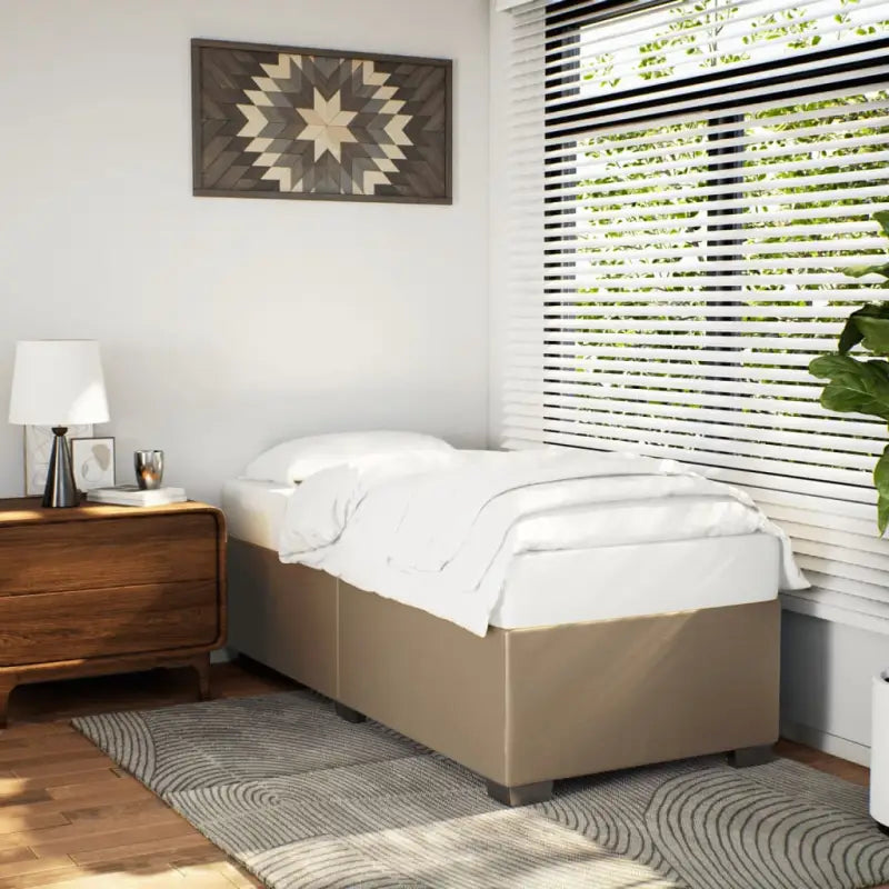 Bedframe van massief Grenenhout voor een duurzame en stijlvolle slaapkamer - Cappuccino / 100 x 200 cm - Bedden &