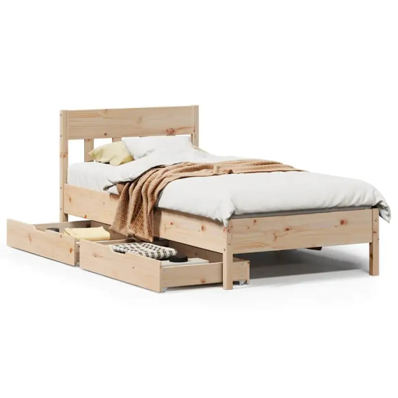 Bedframe van massief grenenhout voor een stabiele en duurzame slaapkamer - Bedden & bedframes