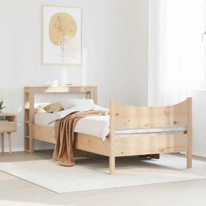 Bedframe van massief grenenhout voor een stabiele en duurzame slaapplaats - Bedden & bedframes