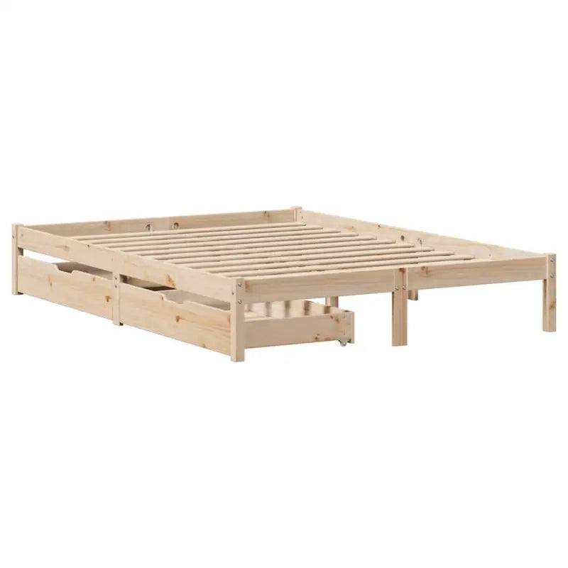 Bedframe van massief grenenhout voor een stabiele en duurzame slaap - Bedden & bedframes