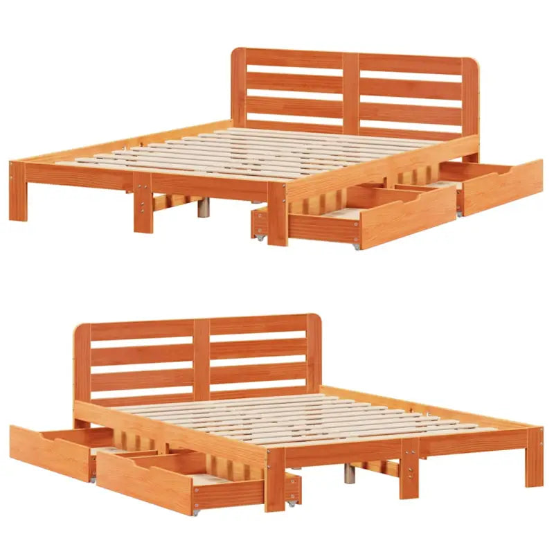 Bedframe van massief grenenhout voor een stabiele nachtrust - Bedden & bedframes