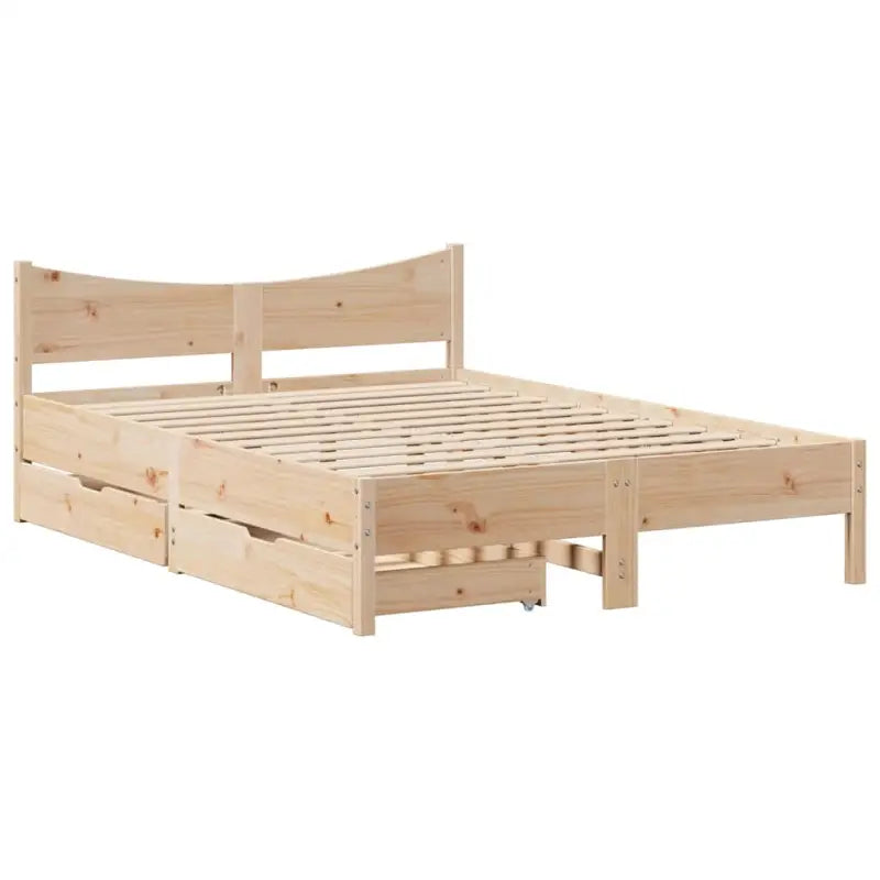 Bedframe van massief grenenhout voor een stabiele nachtrust - Bedden & bedframes