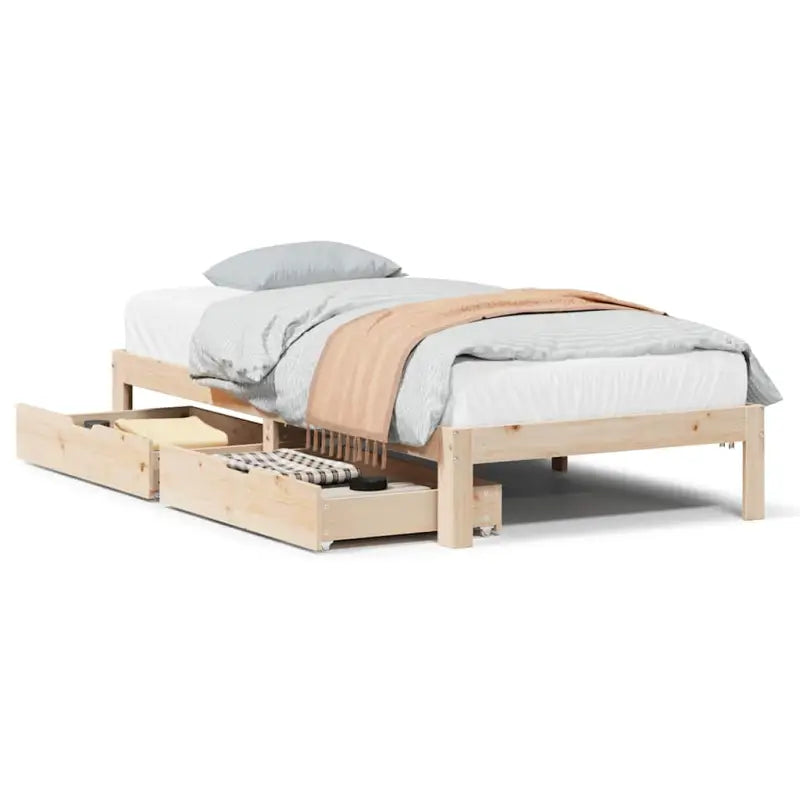 Bedframe van massief grenenhout voor een stevige en duurzame slaapkamer - Bedden & bedframes