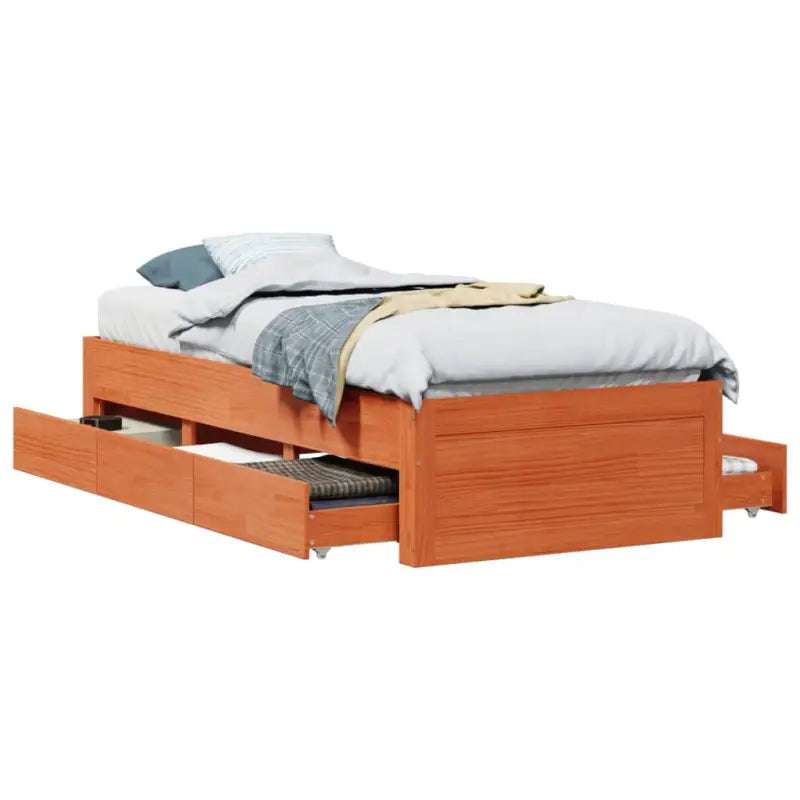 Bedframe van massief grenenhout voor stevige en duurzame slaapcomfort - Bedden & bedframes
