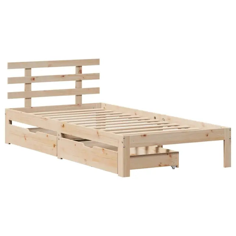 Bedframe van massief grenenhout voor stevige en duurzame slaapplaats - Bedden & bedframes