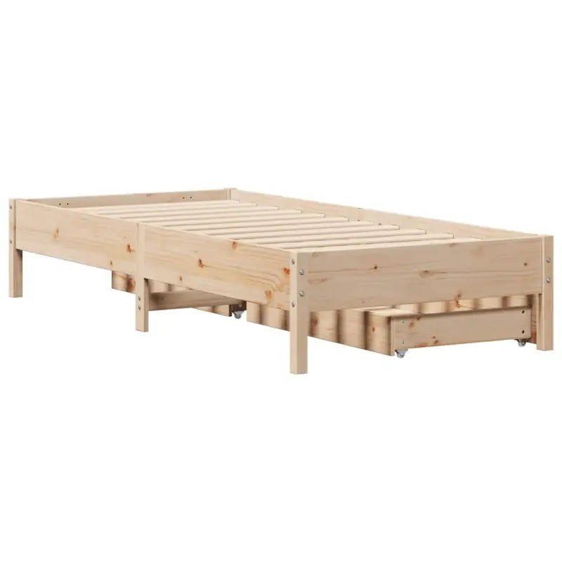 Bedframe van massief grenenhout voor stevige en duurzame slaaprust - Bedden & bedframes