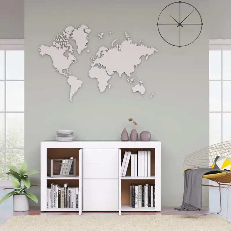 Bewerk hout dressoir met praktische opbergruimte voor woonkamer of keuken - Dressoirs & buffetkasten