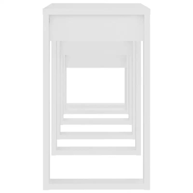 Bewerkt hout bijzettafels voor kleine ruimtes en moderne woonstijl - Bijzettafels