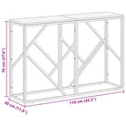 Bijzettafel met massief gerecycled hout voor stijlvolle woonruimte - Bijzettafels