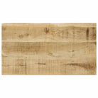 Bijzettafels met massief mangohout en natuurlijke rand in natuurlijke vorm - Bijzettafels