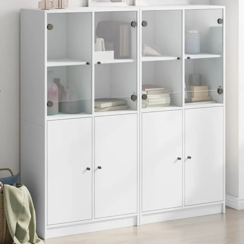 Boekenkast biedt duurzame en moderne opbergoplossing voor je interieur - Wit / 1 / 136 cm - Dressoirs & buffetkasten