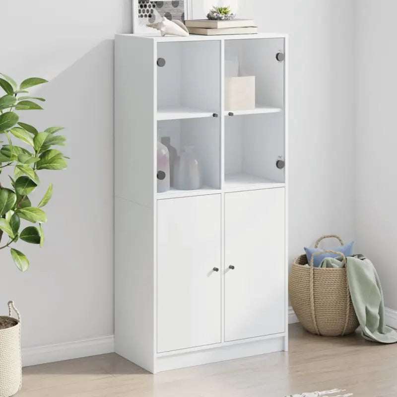 Boekenkast biedt duurzame en moderne opbergoplossing voor je interieur - Wit / 1 / 68 cm - Dressoirs & buffetkasten