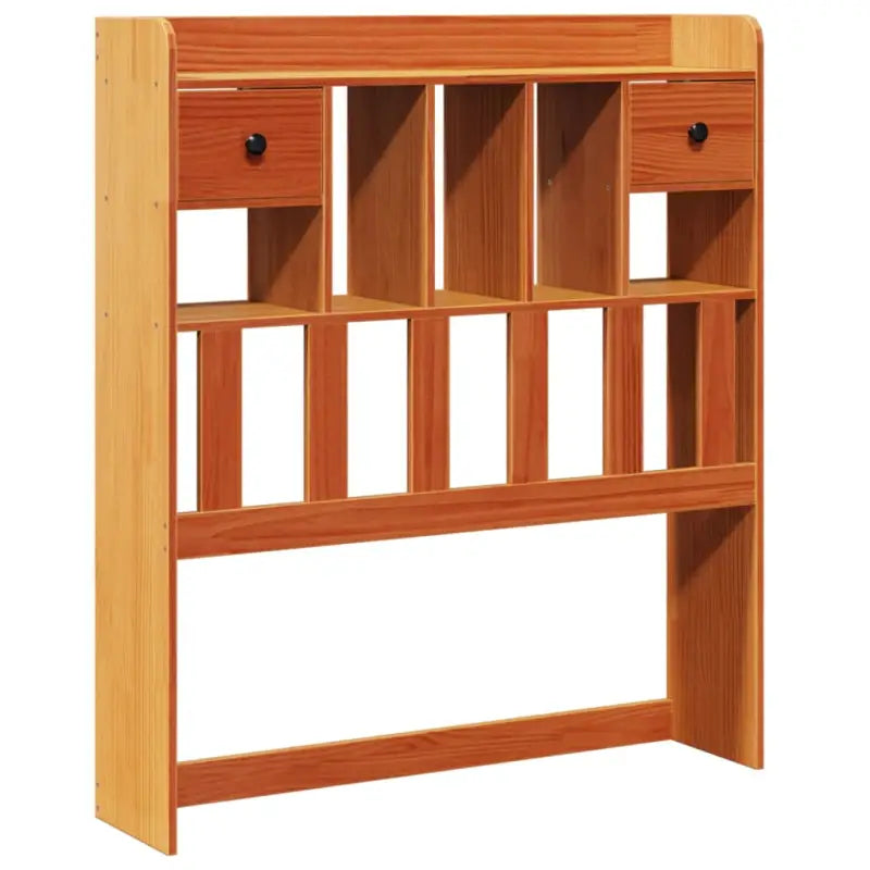 Boekenkastbed in massief grenenhout met perfecte totale afmetingen - Bedden & bedframes