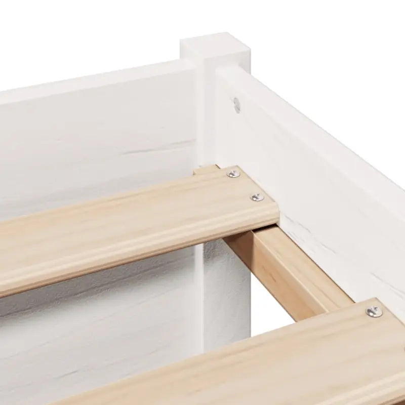 Boekenkastbed met massief grenenhout en ideale totale afmetingen - Bedden & bedframes