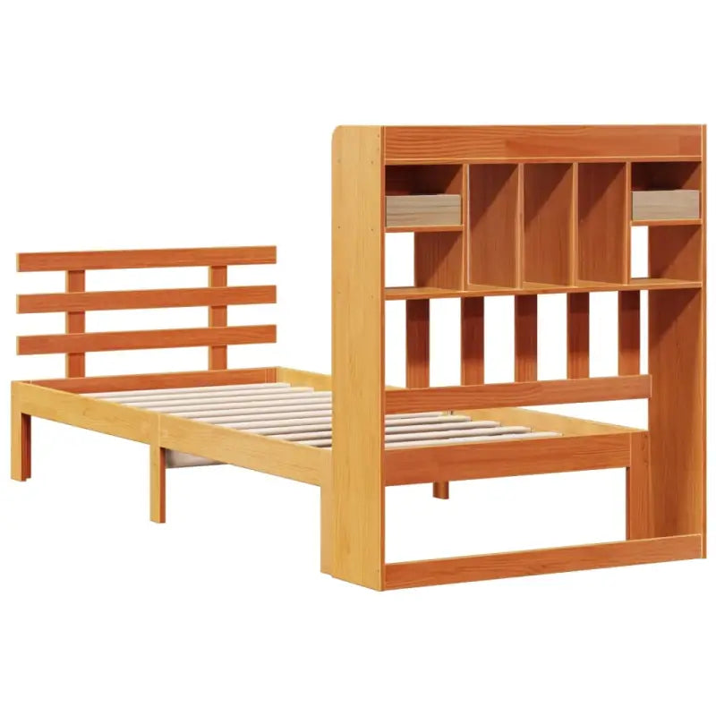 Boekenkastbed met massief grenenhout en mooie totale afmetingen - Bedden & bedframes