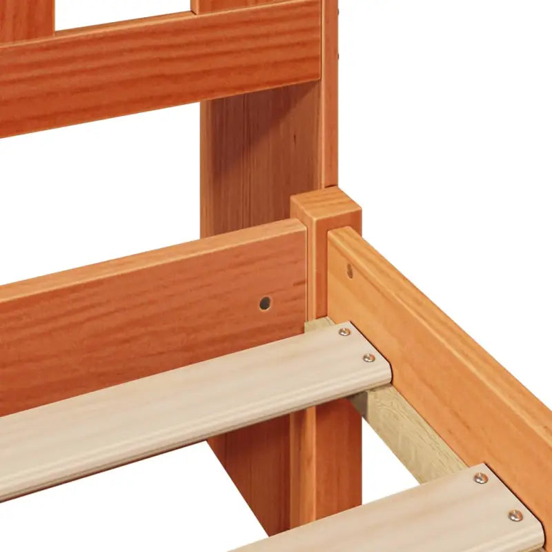 Boekenkastbed van massief grenenhout met comfortabele totale afmetingen - Bedden & bedframes