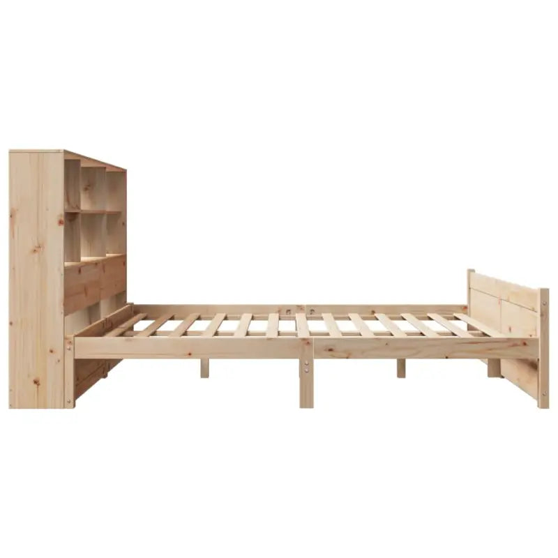 Boekenkastbed van massief grenenhout met duurzame totale afmetingen - Bedden & bedframes