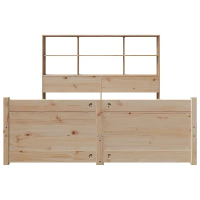 Boekenkastbed van massief grenenhout met duurzame totale afmetingen - Bedden & bedframes