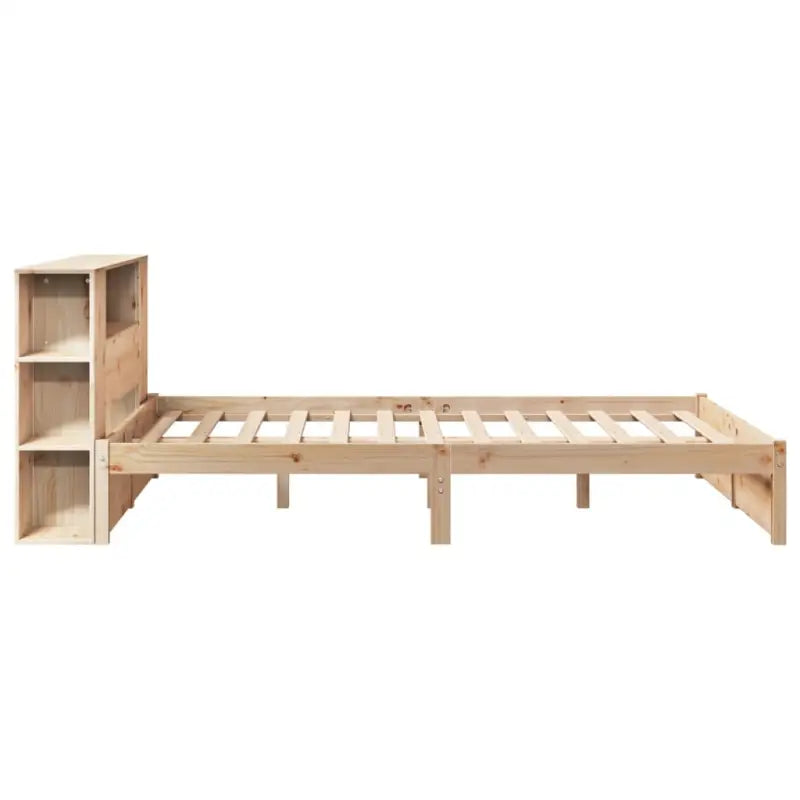 Boekenkastbed van massief grenenhout met ideale totale afmetingen - Bedden & bedframes